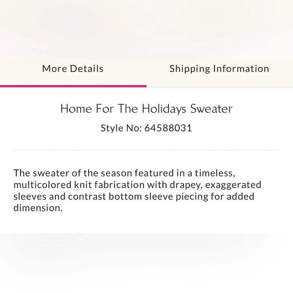 Free People Home For The Holidays Sweater Raspberry Combo Size Medium NWOT - Picture 3 of 6